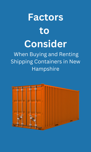 Buying and Renting in Shipping Containers New Hampshire, NH