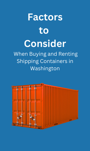 Buying and Renting in Shipping Containers Washington